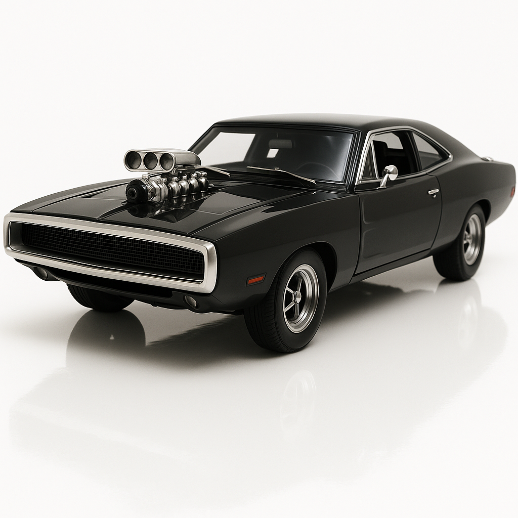 1970 Charging R/T Muscle Black